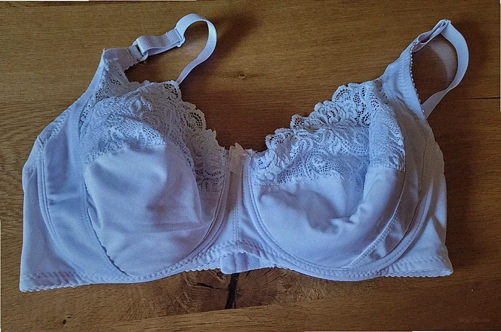 Damen BH weiß 48 110F Bügel BH Spitze sexy Plus size Große Größen Unterwäsche