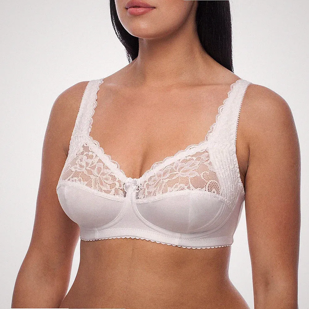 Damen BHs ohne Bügel Bügel BH Stütz BH Minimizer BH Übergröße Komfort