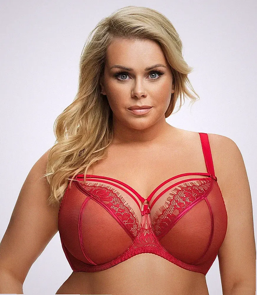 Damen Bügel BH Gorsenia K 496 Große Größen soft Cups Vollschalen BH