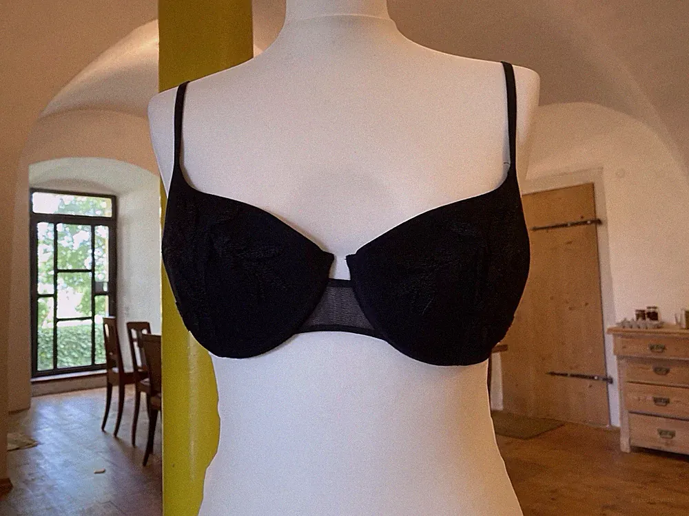 Damen Bügel-BH Schwarz Von LA PERLA Größe 3