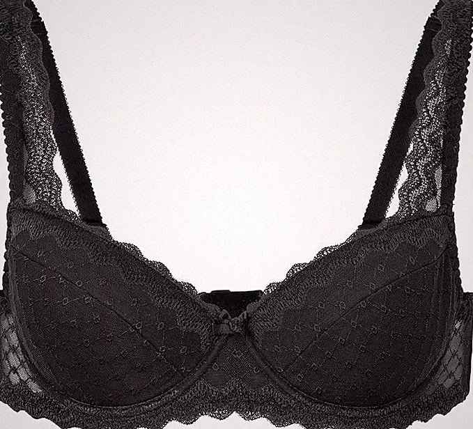 Damen Bügel BH Spitze leicht gefüttert große Größen T-Shirt Unterwäsche 95DD