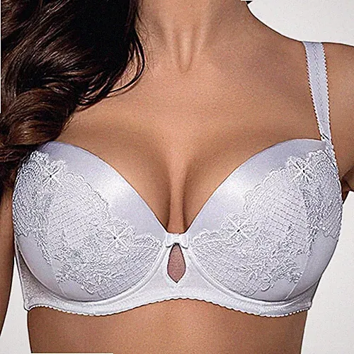 Damen Bügel Push-UP BH Gorsenia Abigail K283 65E weiß