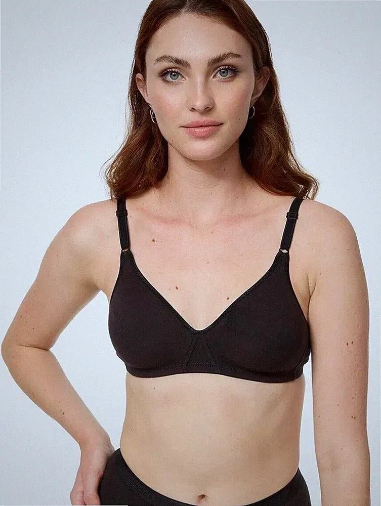 Damen bügelloser Softcup-BH Comfortable Gr. L Sport Yoga Arbeit Freizeit NEU