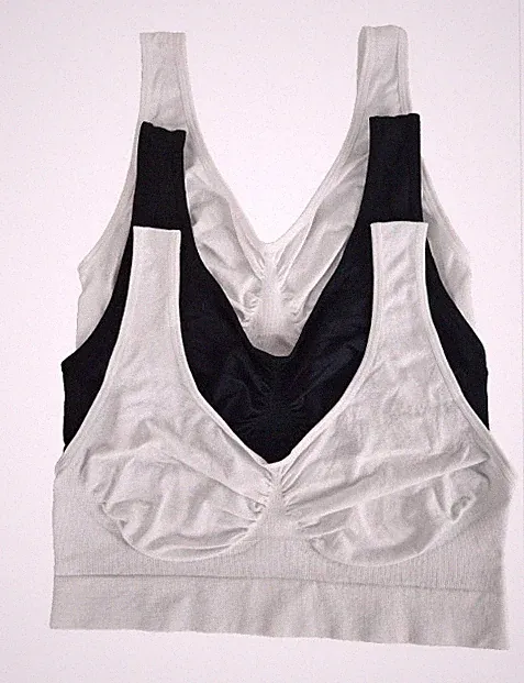 Damen bügelloses Bustier Sport Top BH 3er Gr. L/XL, Neu !!
