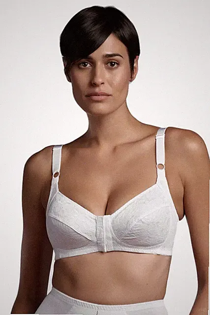 Damen Büstenhalter Mit Vorderer Öffnung Ohne Polsterung Ohne Bügel Lepel ADELE