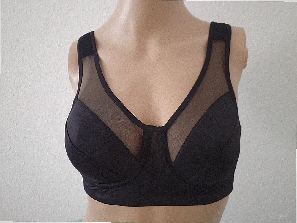 Damen Bustier-BH Gr. 60 B Lascana Marken B Ware Neu Schwarz Ohne Bügel