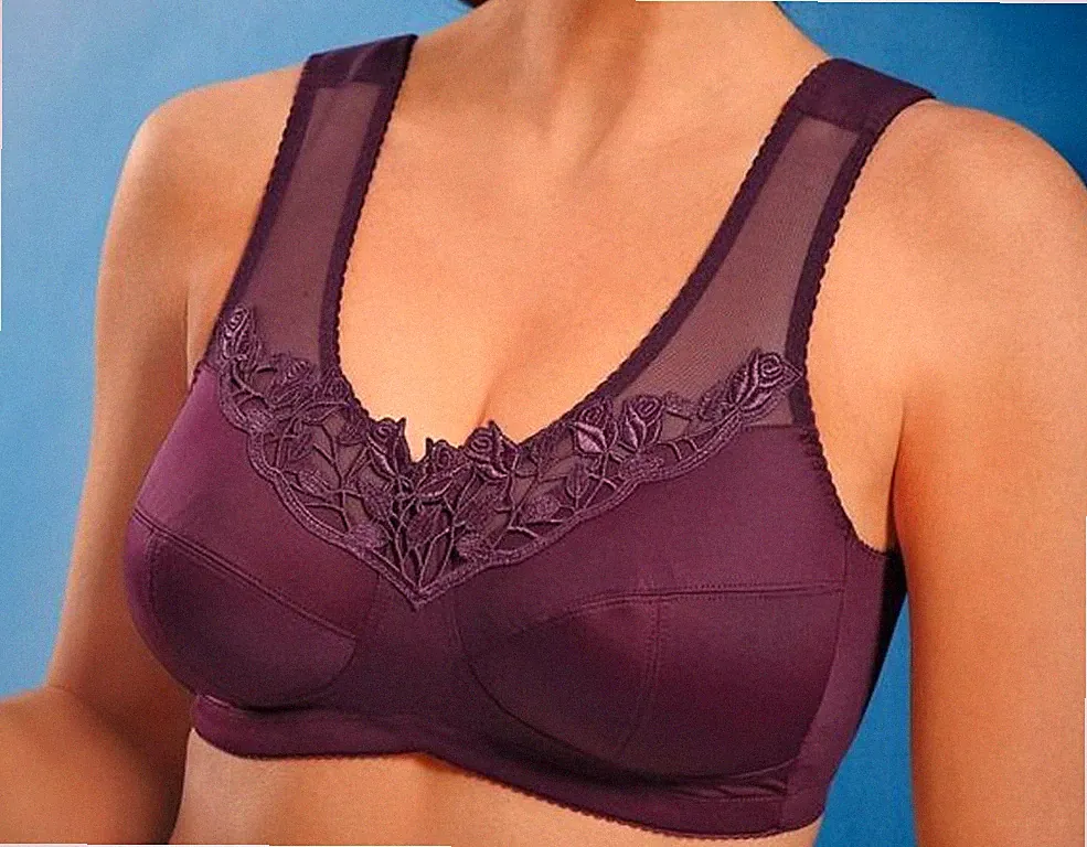 Damen Entlastungs BH / Stütz BH - Dessous Dessus - breite Träger