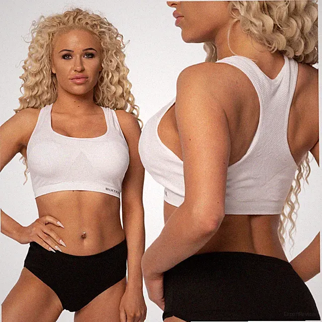 Damen Fitness Sport BH XL/2XL Weiß