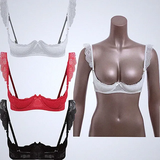 Damen Floraler Spitzen BH Unterwäsche Hebe Bra Bikini Bralette Dessous Lingerie