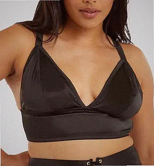 Damen Frauen Bralette BH Übergröße UK 26 tiefer Band Longline Soft Cup sexy