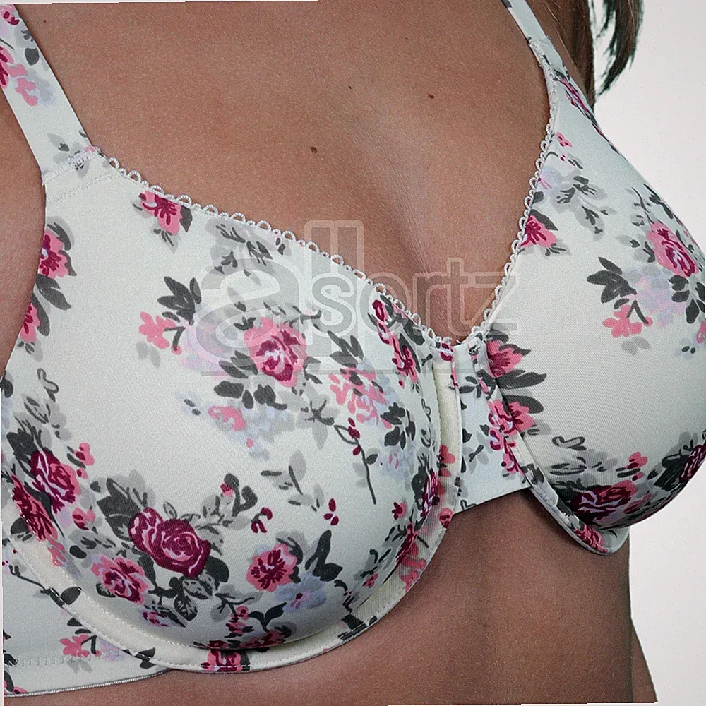 Damen Gemm Bügel Minimizer BH Normal & Übergröße ungepolstert Creme Neu UK