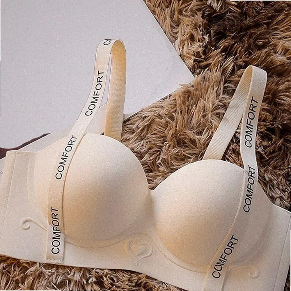 Damen Halbschalen BH kleine Bruststütze V-Ausschnitt offener Rücken Polyester