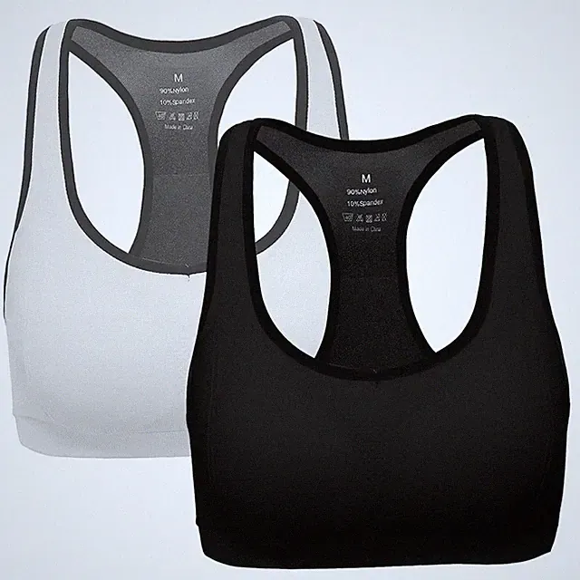 Damen Komfort Klassische Racerback Sport BH Top Fuer Yoga FitnessTraining, S...