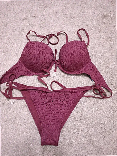 Damen, Mädchen Bikini Set von H&M Bügel BH Gr. 75C, Höschen Gr. 34, wie neu