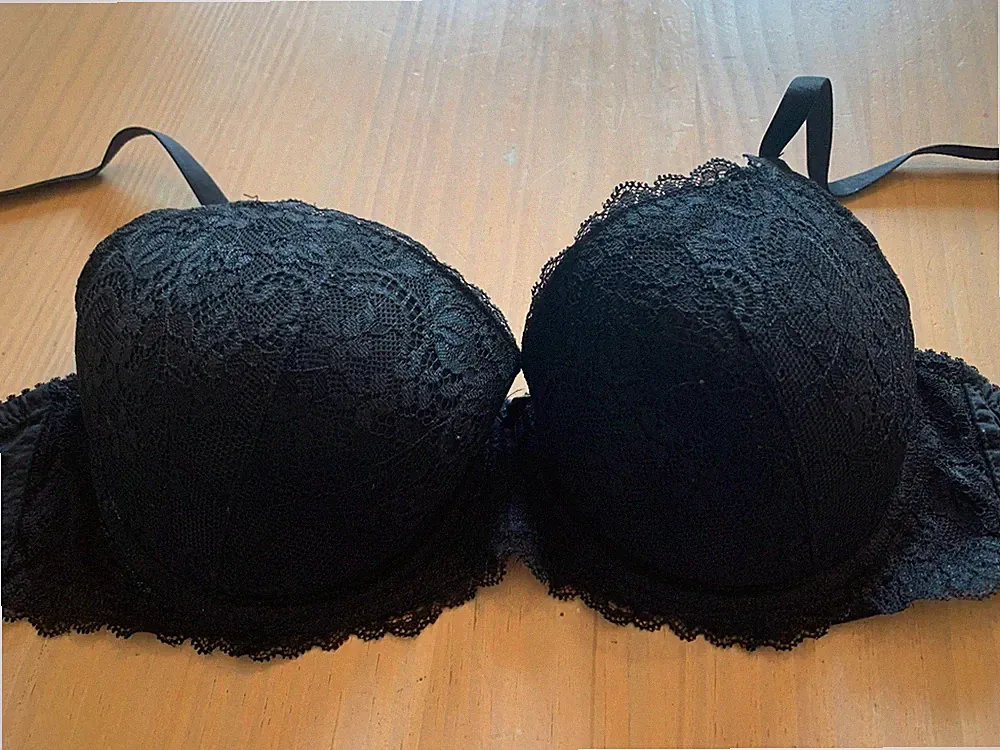 DAMEN MÄDCHEN BÜGEL BH PUSH UP ***H&M*** GR. 75 CUP B ***Spitze***
