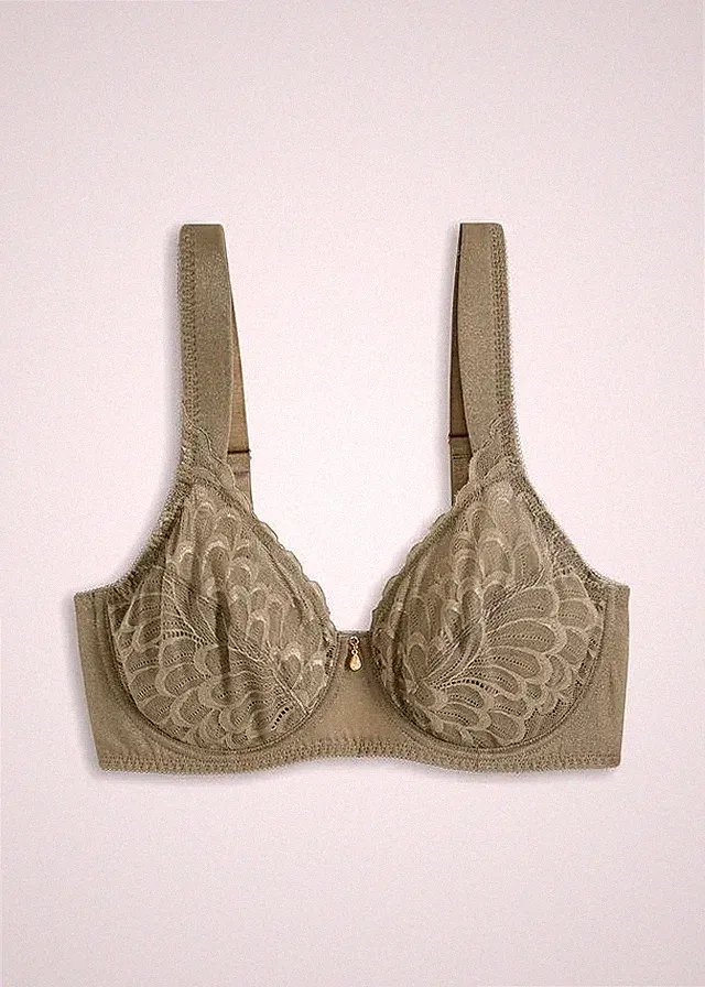 Damen Minimizer BH mit Bügel und glänzendem Material Gr. 90 (D) Grau Neu*
