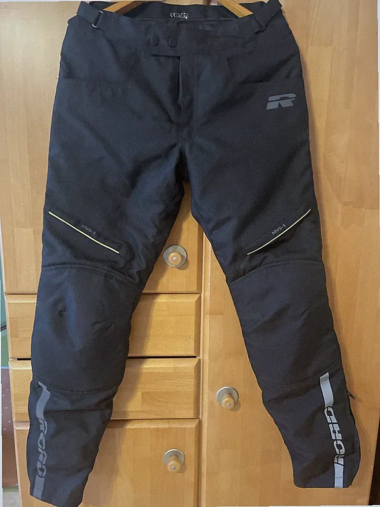 Damen Motoradhose Mit Knieprotektoren