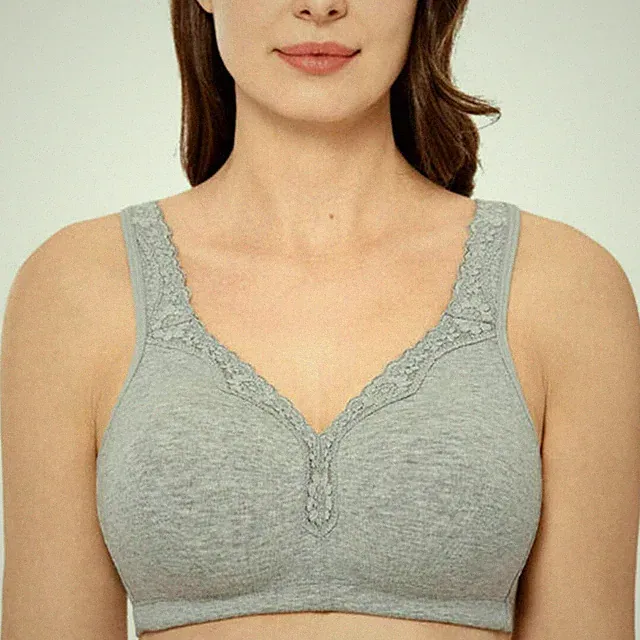 Damen nicht verdrahtet Full Cup Unterstützung Kabelloser Komfort-BH Plus Size