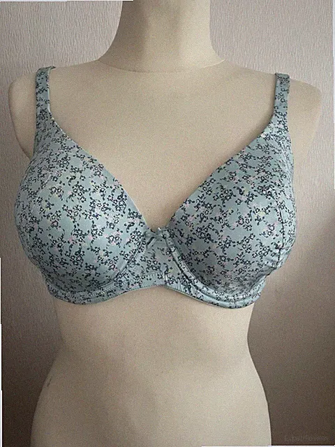 Damen Schalen-BH mit Bügel 85C Blau Neu