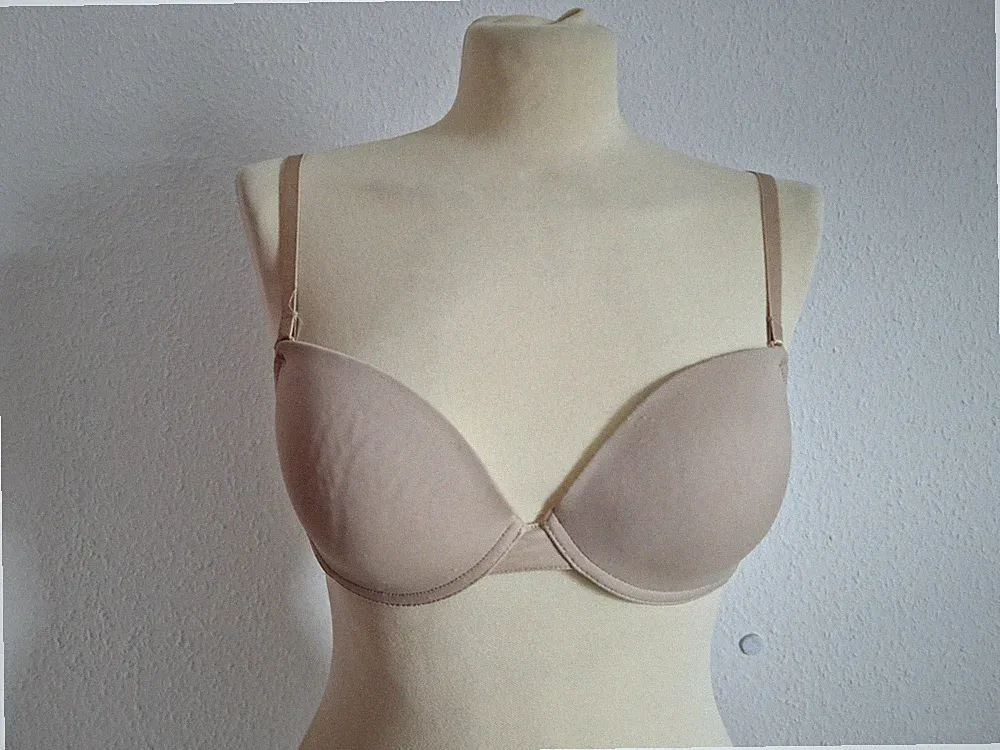 ❗️Damen Schalen BH mit Bügel / Bügel BH 75 B T-Shirt BH in Beige Hautfarbe❗️