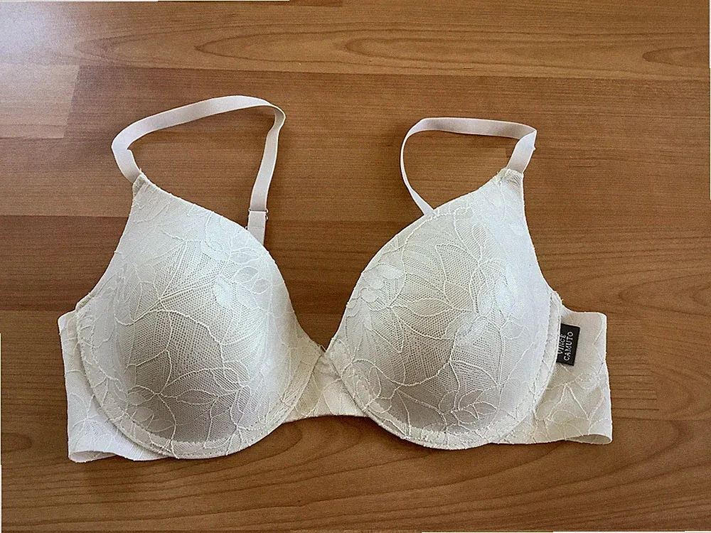 Damen Schalen Bügel BH Soft Pulli, Creme, Größe 70 C - Neu!