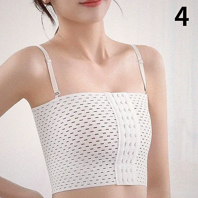 Damen Schnalle Brust Binder Tomboy Ftm Bh Top Bustier Dehnbar SPORTS