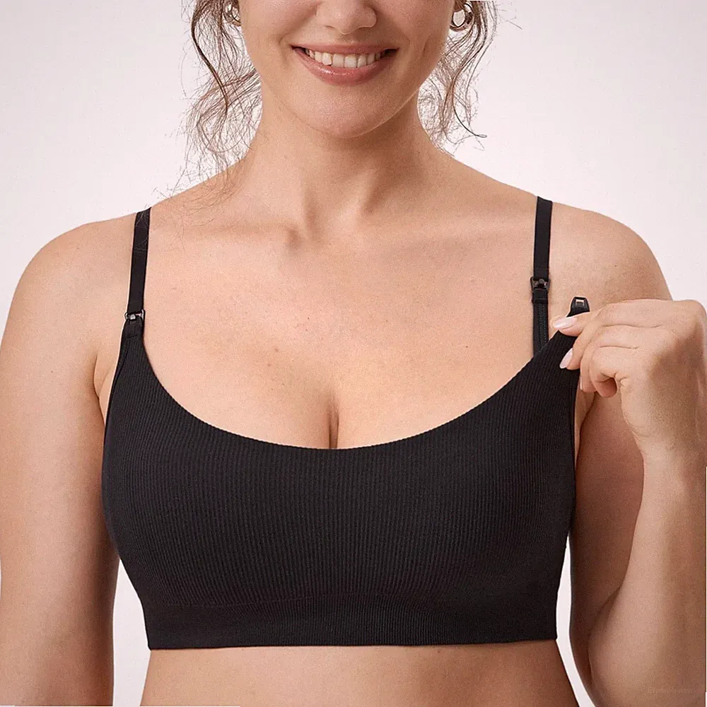 Damen Schwangerschafts-BH - Dünn Gepolstert, Pull-on Verschluss, Sport & Fitness
