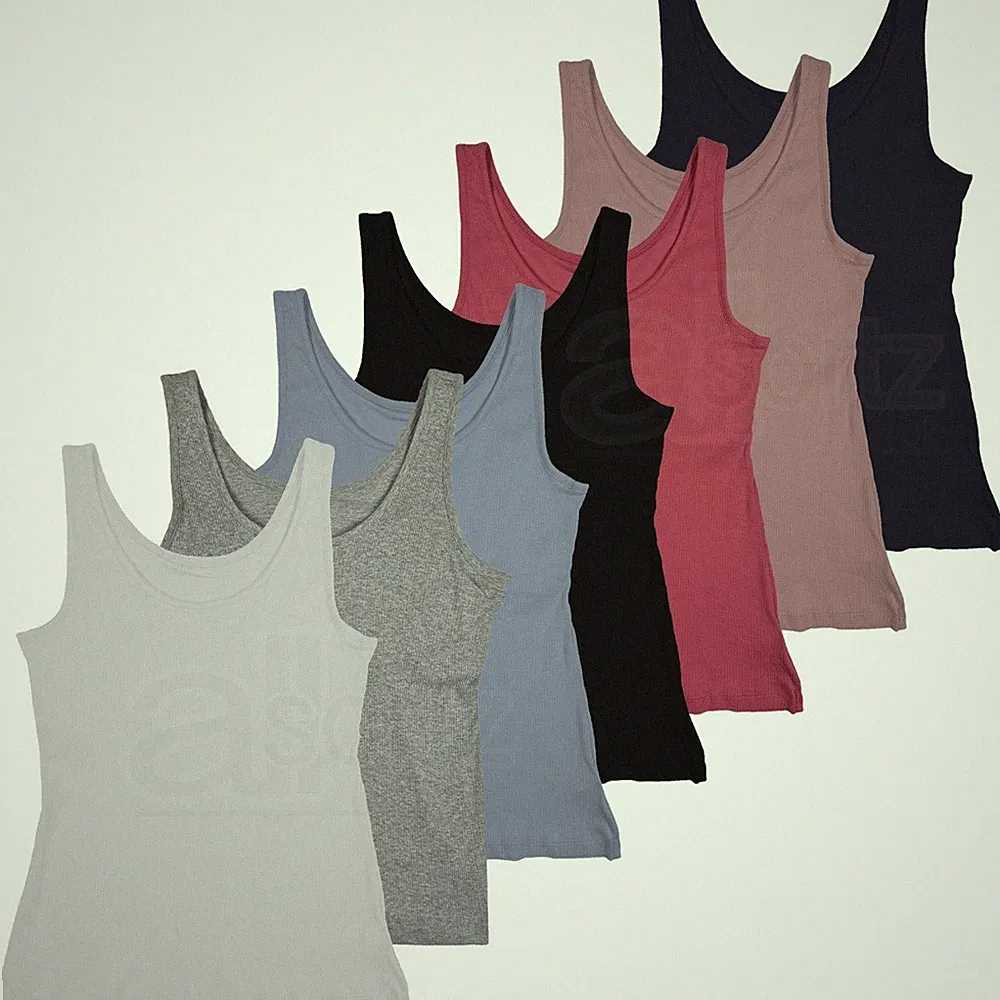 Damen Secret Support Weste ex M S Top Cotton Rich Regular & Plus Size gerippt UK