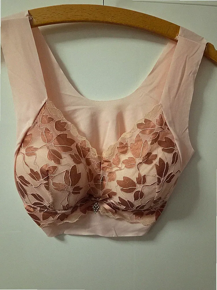 Damen Sport-Bh Dessous V-Ausschnitt Tube Tops Sommer Nahtlos Bequem XL