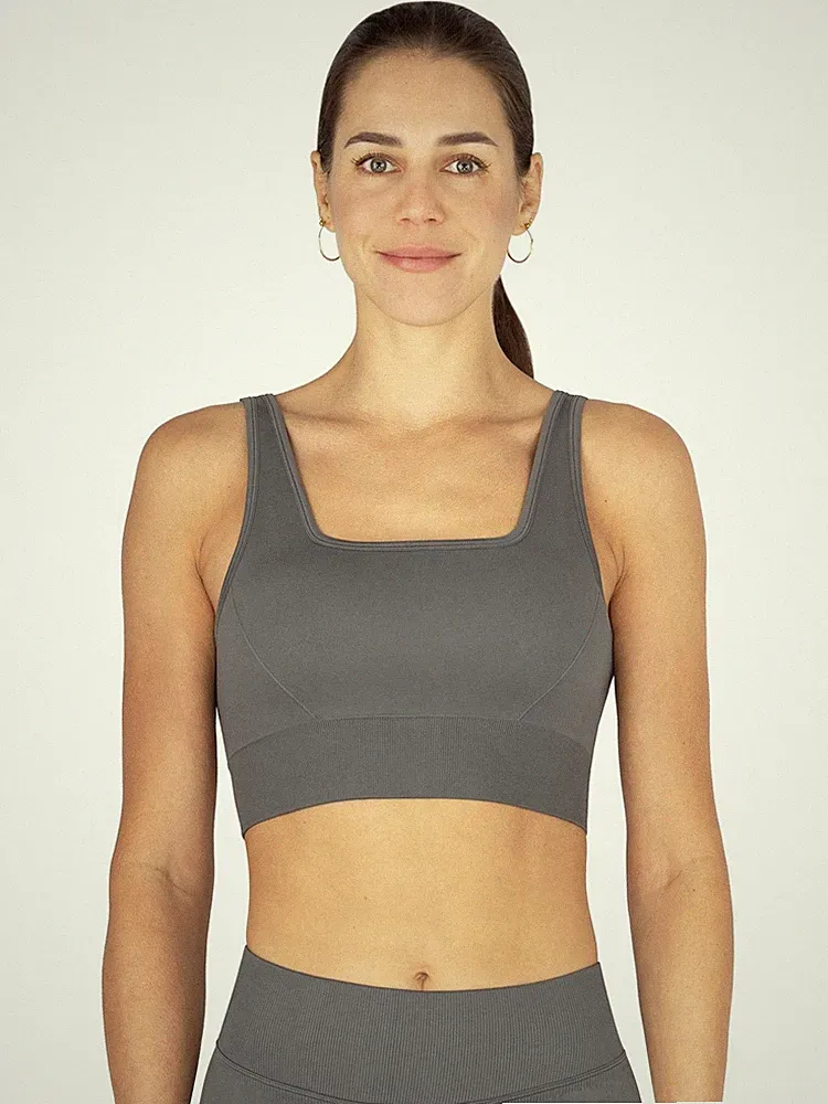 Damen Sport-BH Medium Support mit Cups Sport Bra für Fitness, Training, Gym S-XL