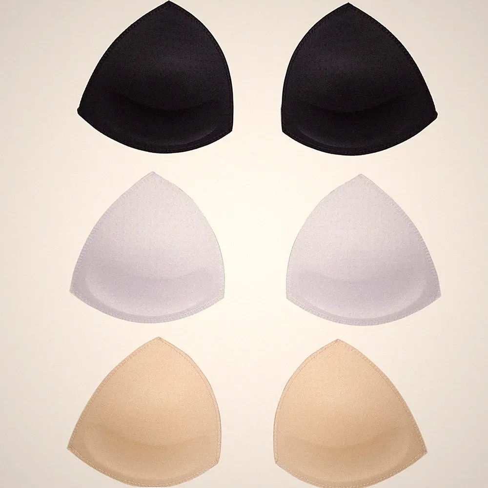 Damen Triangel BH Pad Einlagen Push-up Pads für Sport BH Bikini Tops (3 Paar)