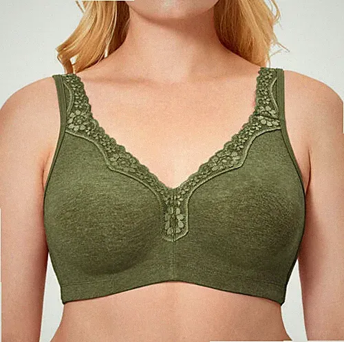 Damen Übergröße ÜbergrößeKomfort ungepolstert Full Cup Minimizer Baumwolle BH