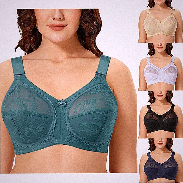 Damen Vollschalen Spitzen Minimizer BH Große Größen BH Komfort Nicht Gepolstert