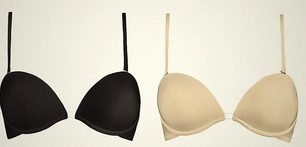Damen Wonderbra Multiway BH Push-up Bügel-BH 9243 skin schwarz 70 - 85 A - D