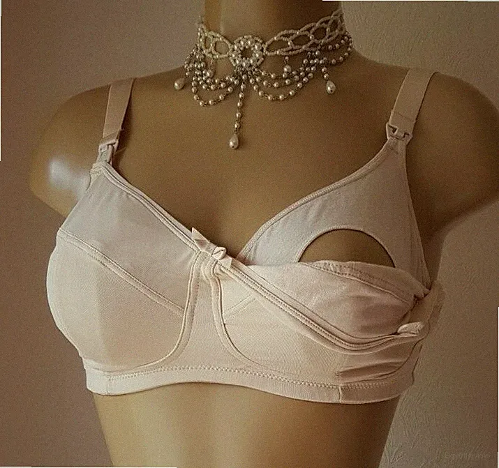 Debenhams 2er Pack Drop Cup Still-BHs Größe 34D, 34E oder 40D Baby Rosa & Haut