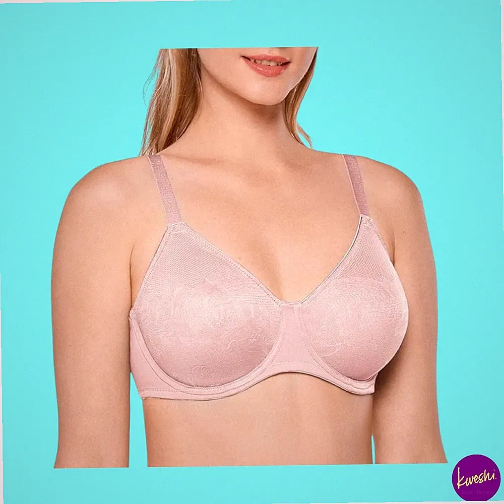 DELIMIRA Damen Minimizer BH, Bügel vollflächig, sanftes Rose, UK 44E