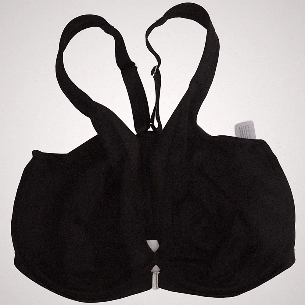 DELIMIRA, Sport-BH, Größe: 75H, Schwarz, Elasthan/Polyamid/Polyester #Kaj