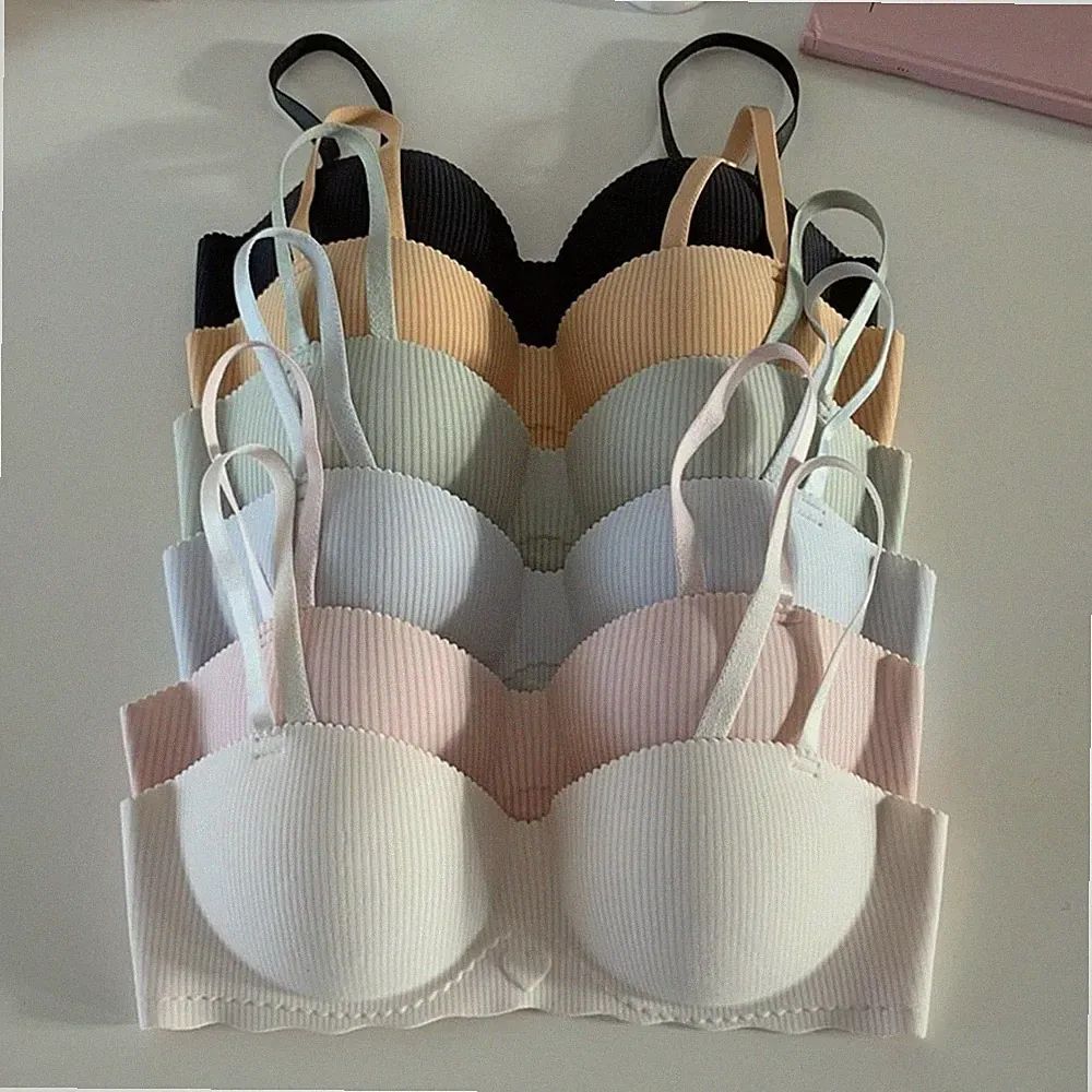 Dessous für Damen Halbschalen BH tiefer Ausschnitt Weste Style mit gerafftem St