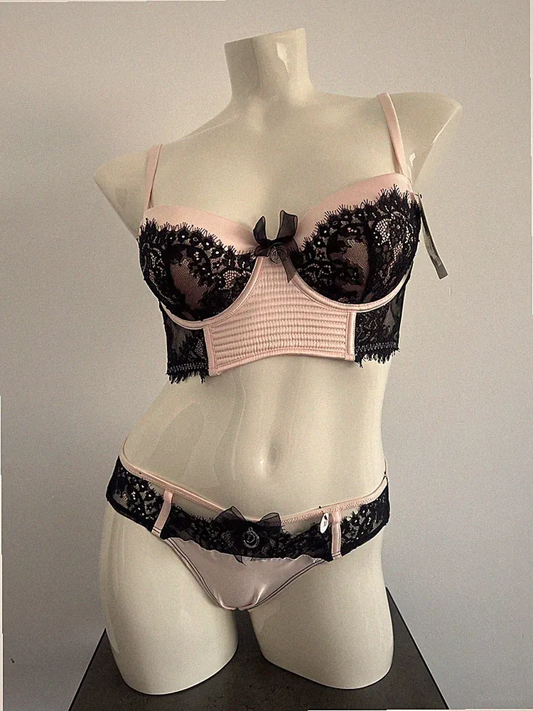 Dessous Set Longline BH + Slip „Star Heritage“ von Hunkemöller Doutzen Gr. 80B/M