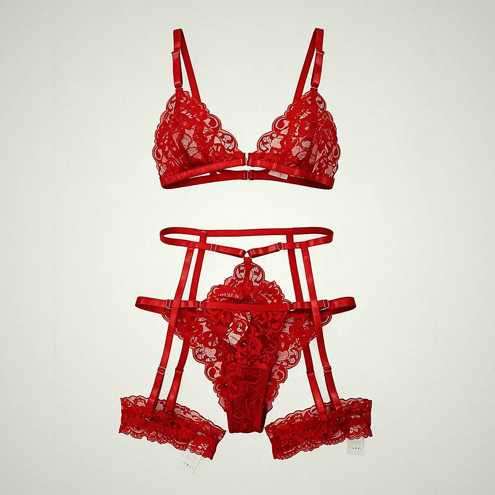 Dessous Set Spitze Übergröße - Größen S-XXXL Damen