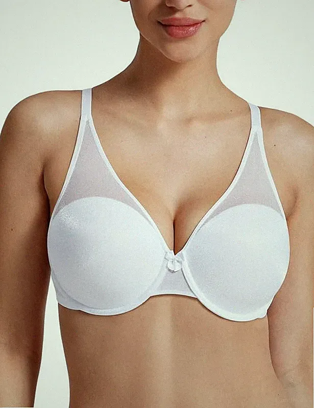 Deyllo Push-up-BH, weiß, 70C, starker Halt