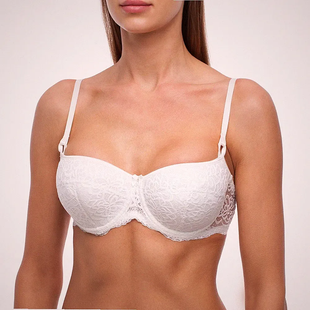 Dirndl Push Up BH mit Bügel Sexy Spitzen BH Damen Hebe Balconett Große größen