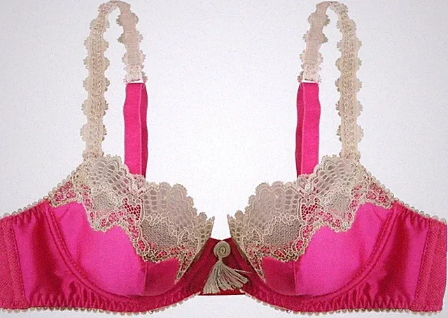 Dita Von Teese Star-Lift Quarter Cup BH Y51955 Büstenhebe Magenta 70C UVP: 64,90