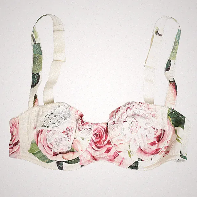 DOLCE & GABBANA Underwear Multicolor Floral Semi-Pad Bügel IT1 / XS 430usd