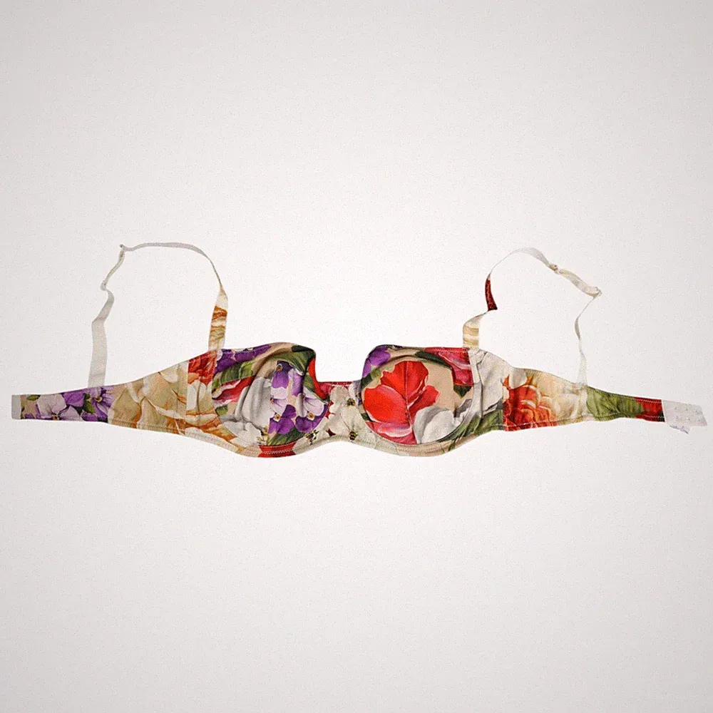DOLCE & GABBANA Unterwäsche Blumendruck halbgepolsterter Balconette-BH IT4/US...