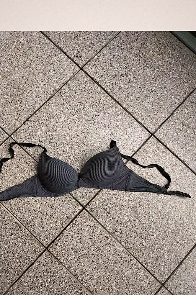 Donnas ~ schwarz/weißer Damen Push Up BH 44 mit Bügel