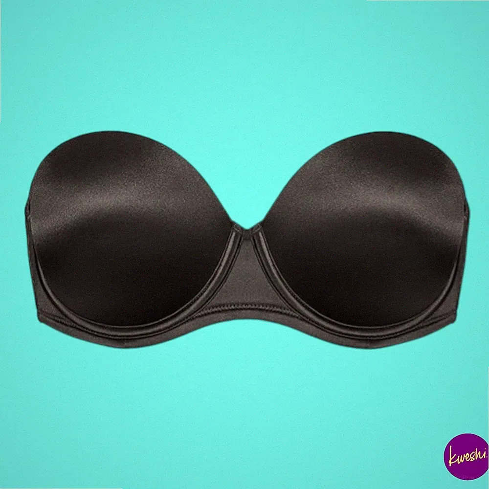 DOTVOL Damen Multiway Push-Up Trägerloser BH, Schwarz, UK 34B | EU 75B
