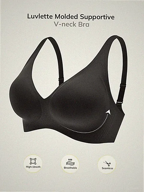 Dream Curve Nahtloser Plunge BH für jeden Tag Bequeme Damenwäsche Billig24