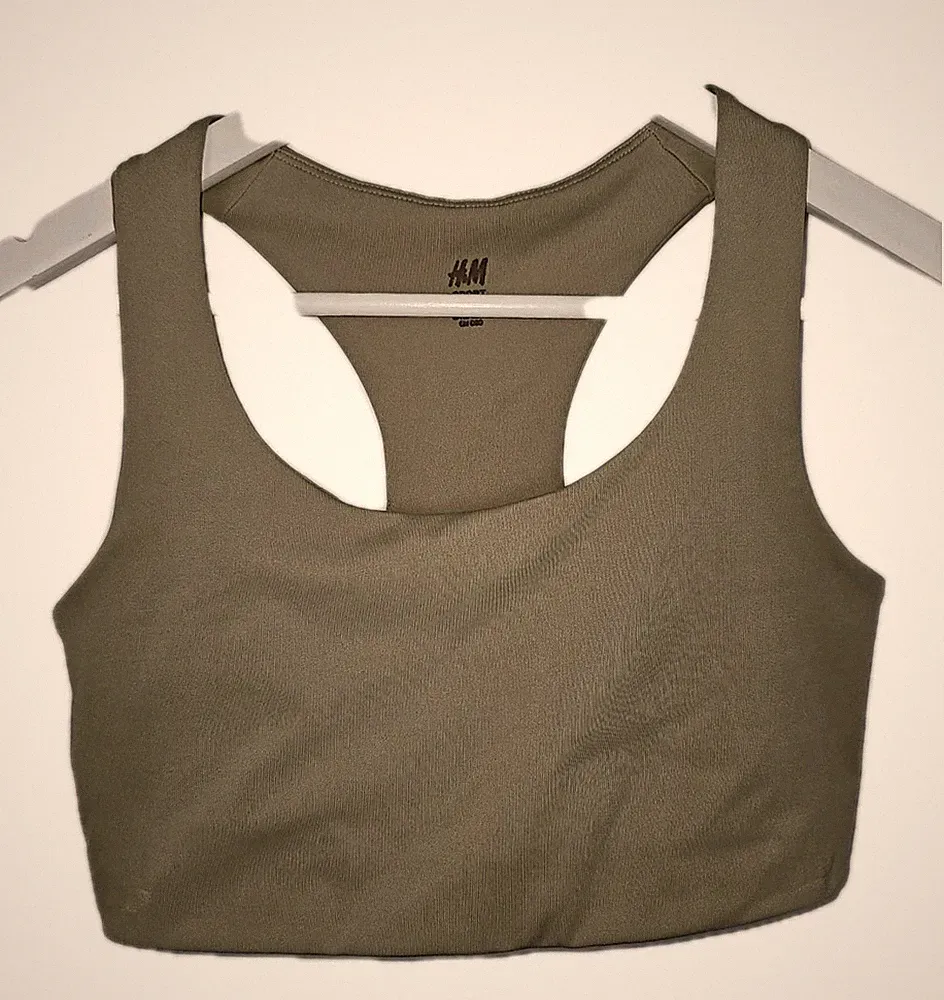 EK11428 Damen Sport BH von H&M, braun, Gr.M