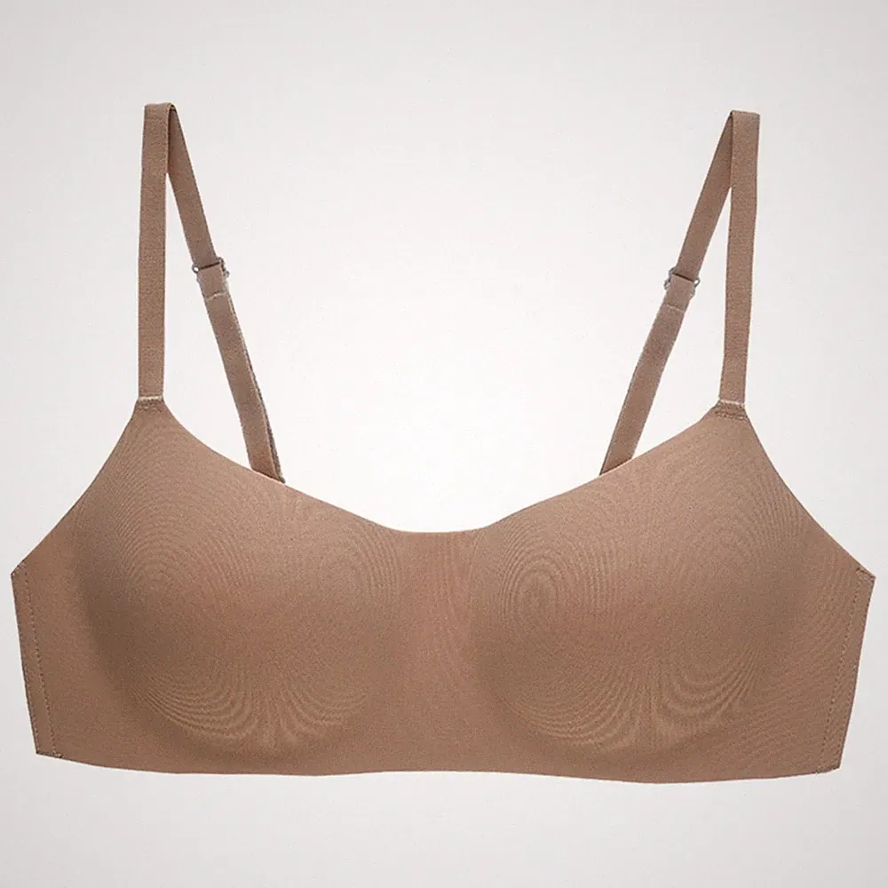 Elastischer Damen nahtloser Unterwäsche BH ohne Bügel für Zuhause und täglic